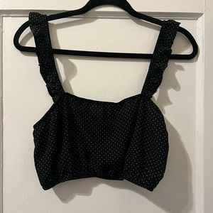 Polka Dot Crop Top